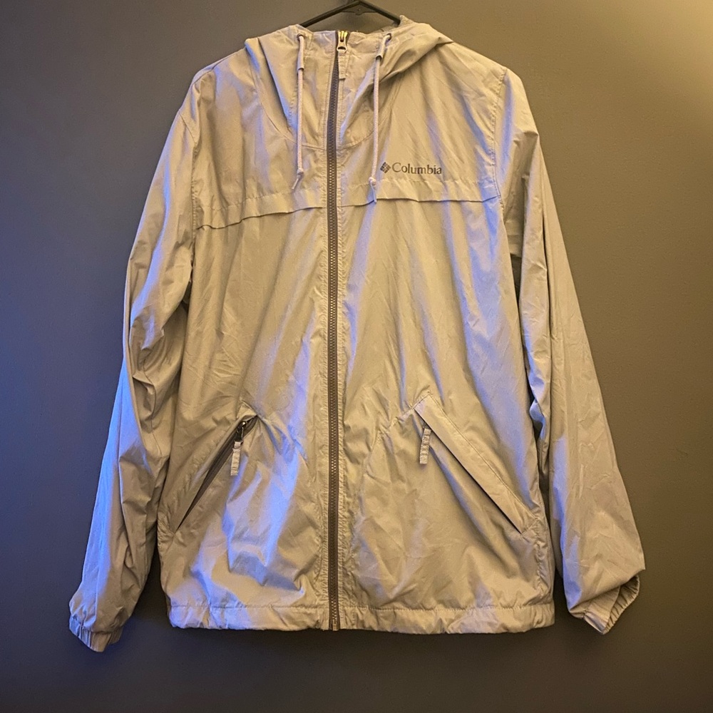 COLUMBIA RAIN JAKCET GREY SMALL
